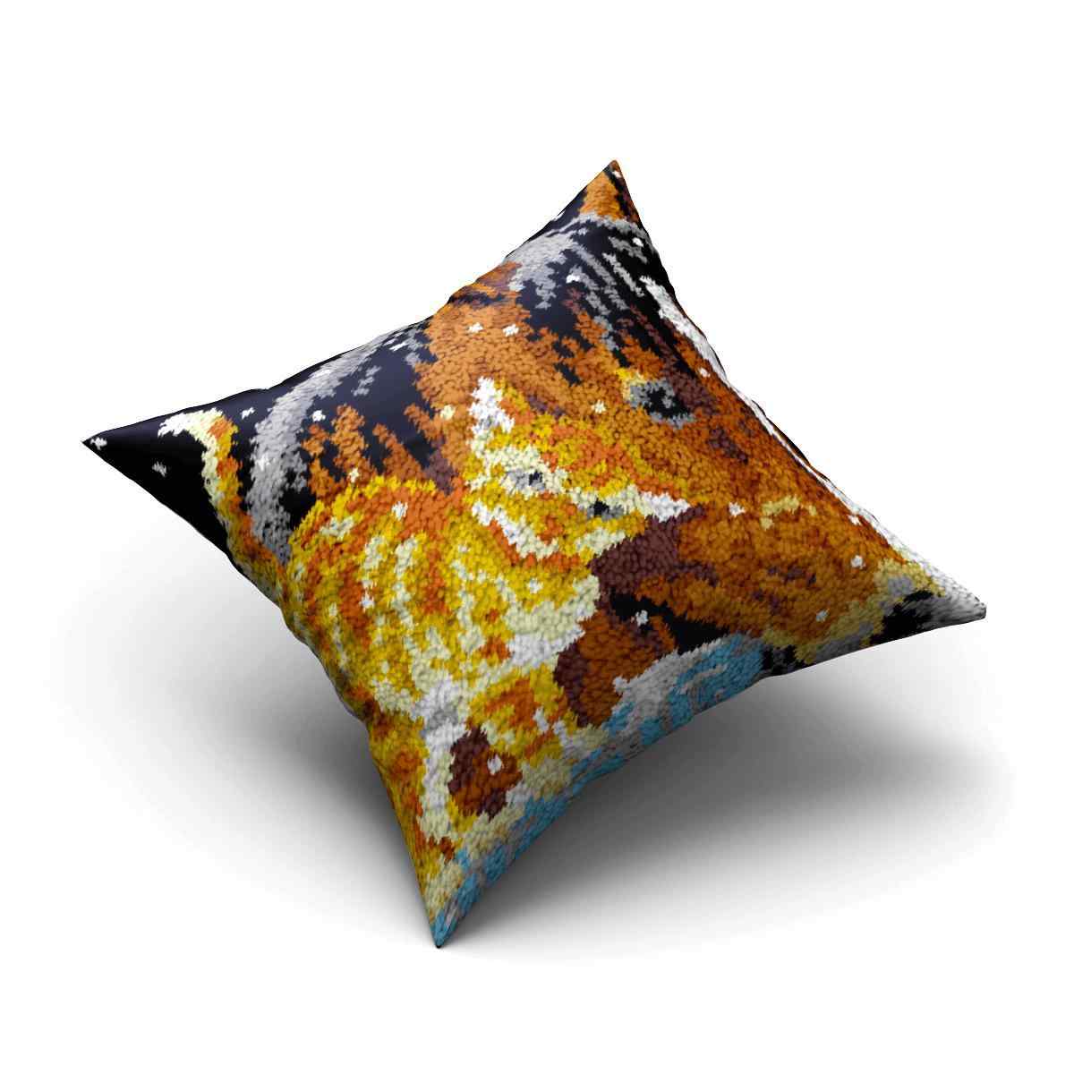 Friendship Pillowcase - (17x17in - 43x43cm) - DIY Latch Hook Kit