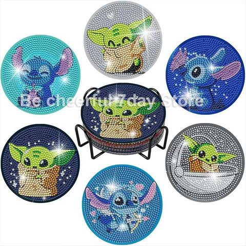 Disney 6-pack - Diamond Painting Coasters