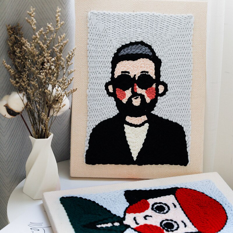 Man In Black - Punch Needle Kit