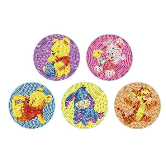 Disney 5-pack - Diamond Painting Coasters