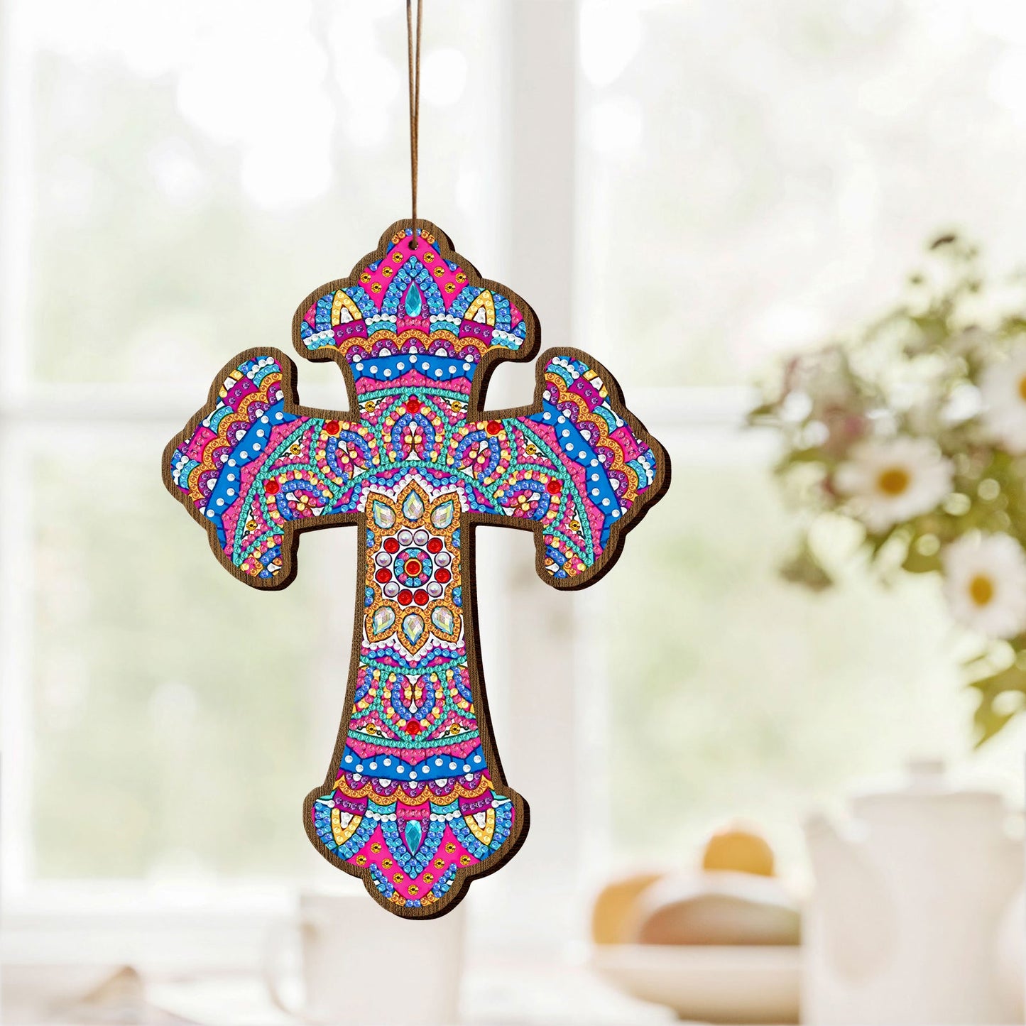 Cross Wooden Board - Diamond Painting Accessories