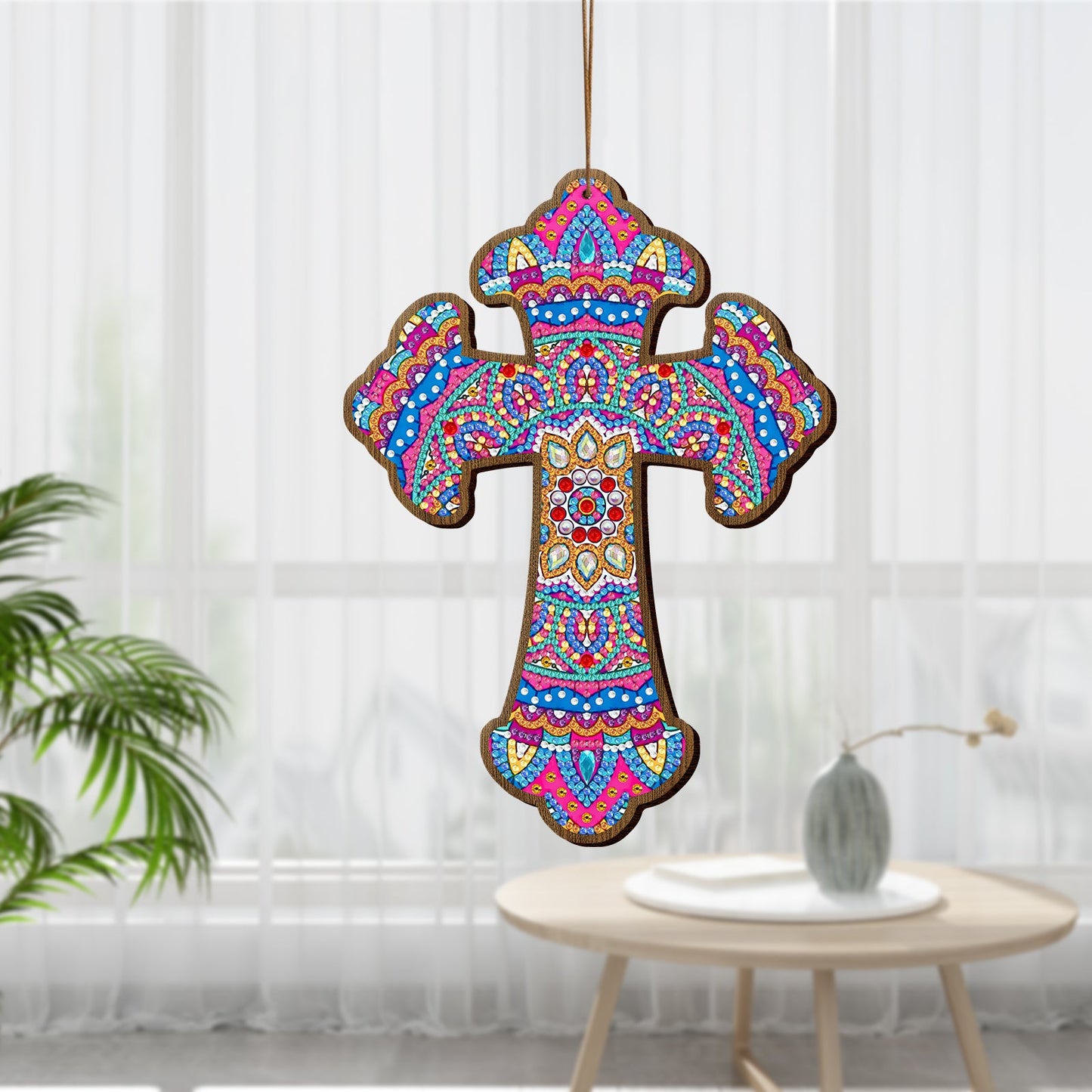 Cross Wooden Board - Diamond Painting Accessories