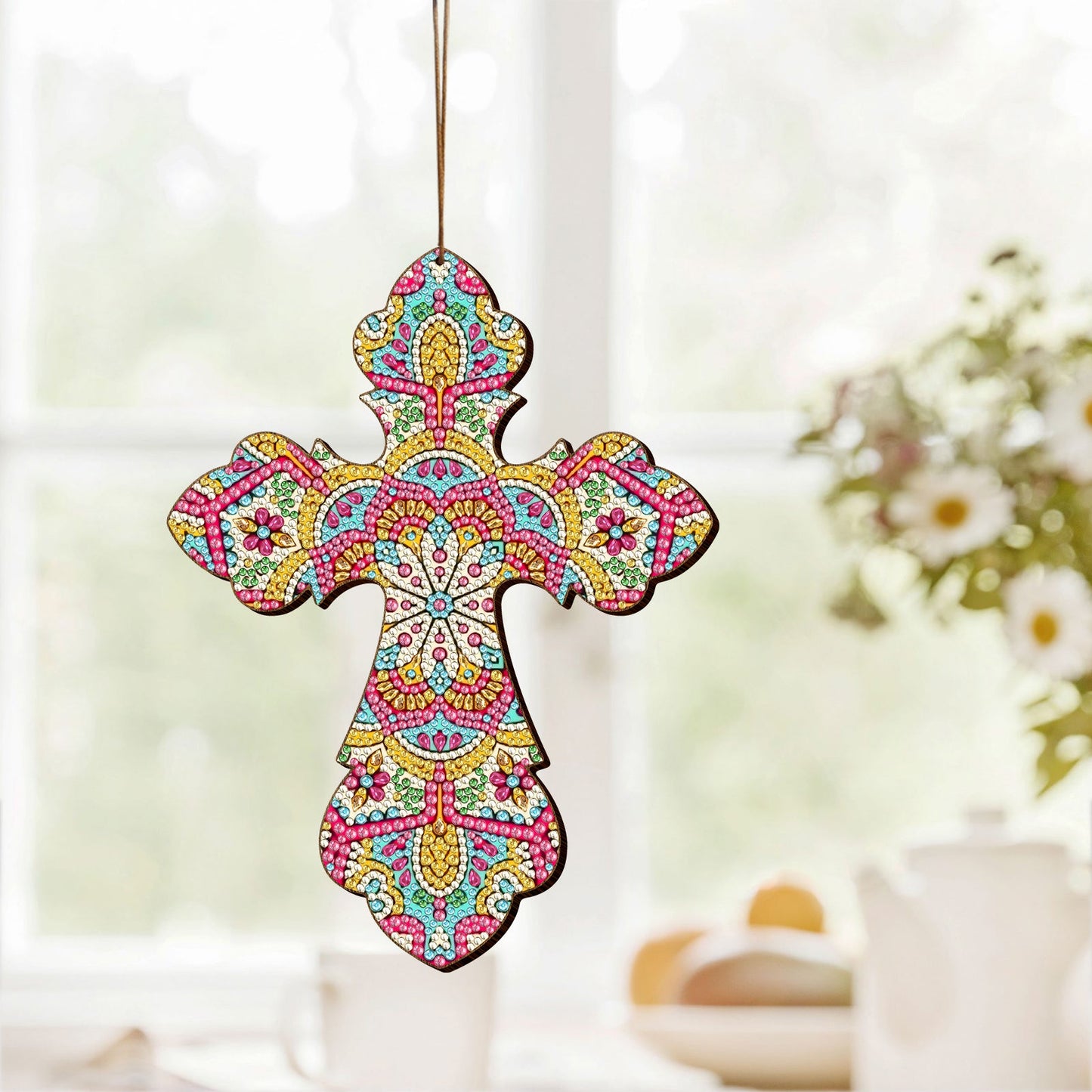 Cross Wooden Board - Diamond Painting Accessories