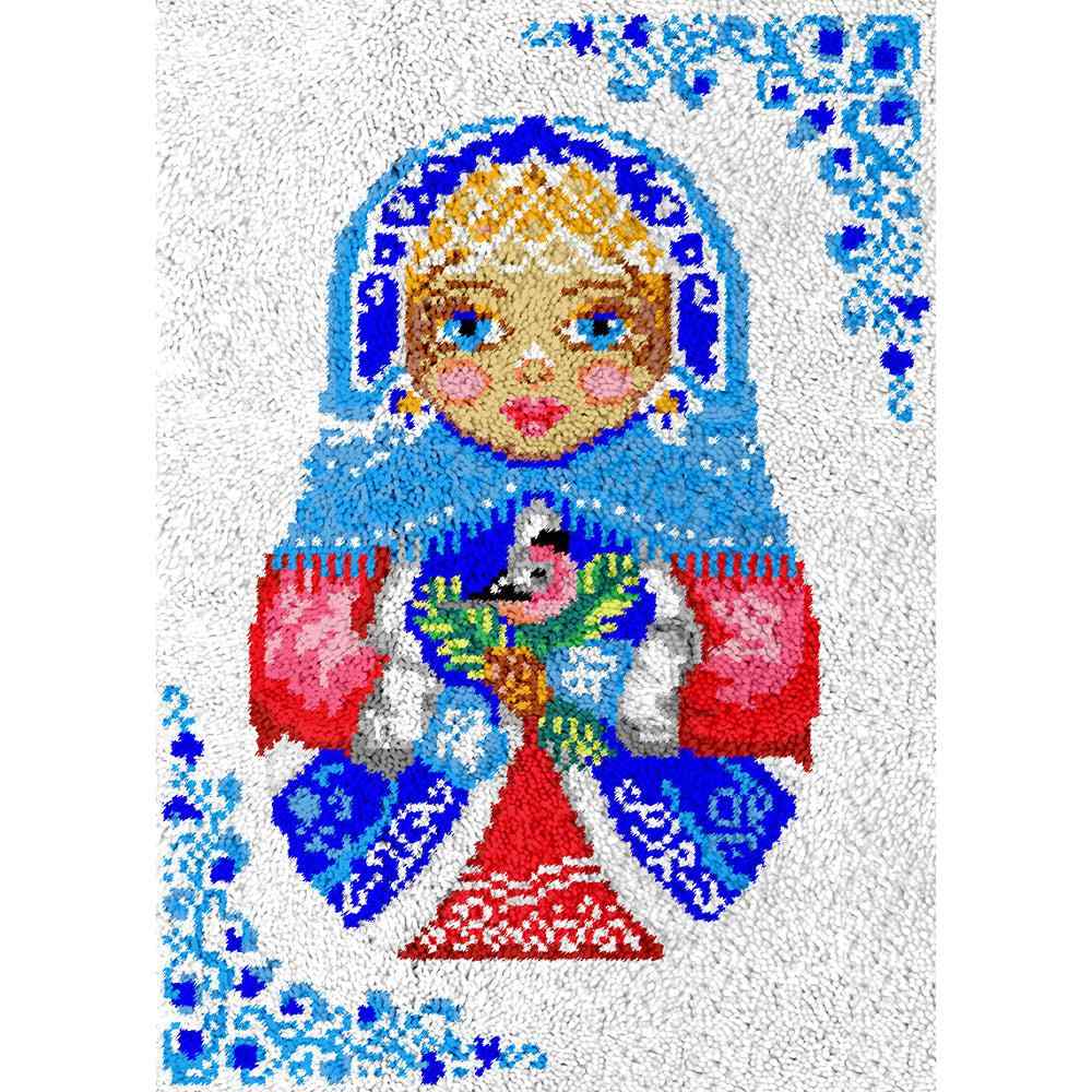 Matryoshka Doll - (23x33in - 60x85cm) - DIY Latch Hook Kit