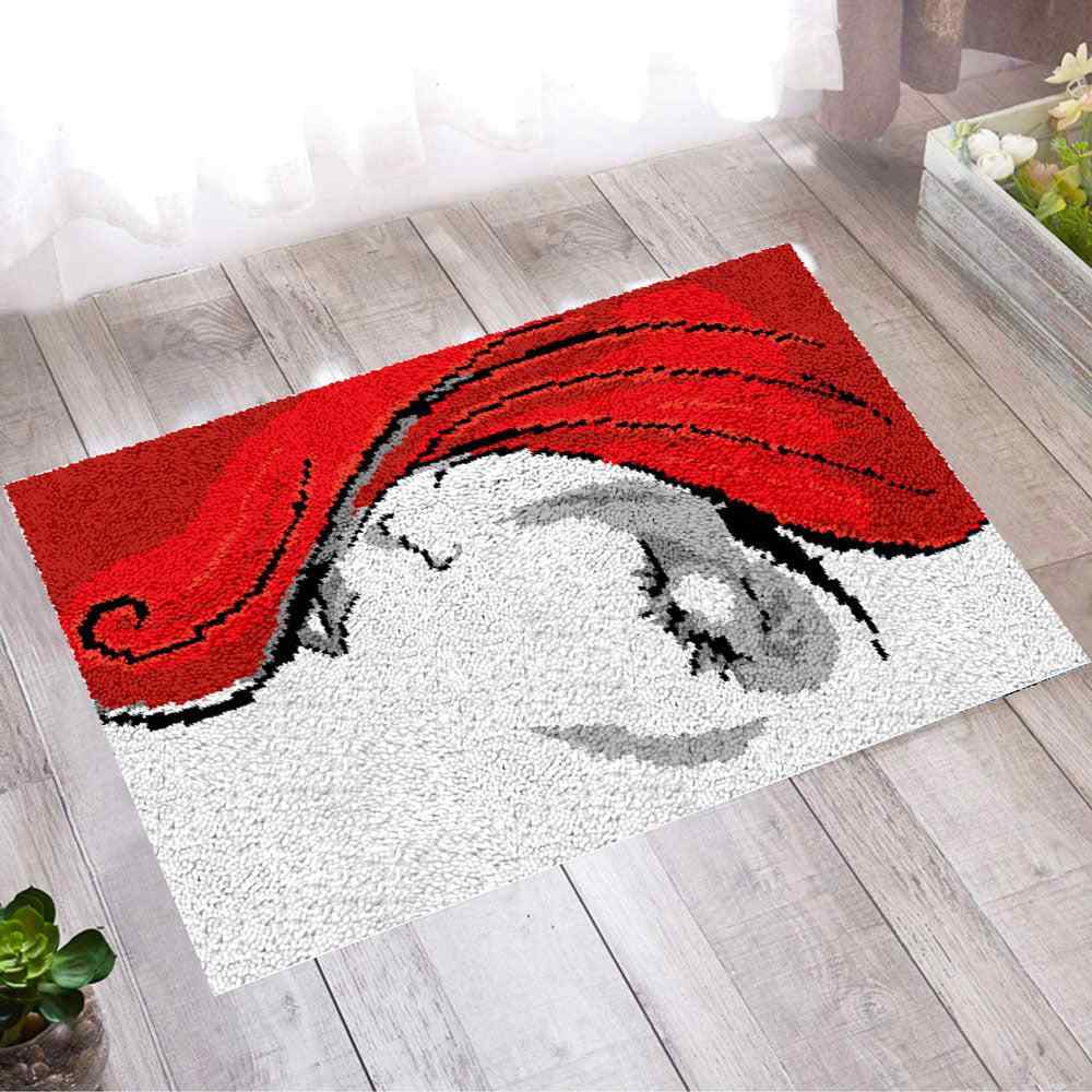 Red Hair - (23x33in - 60x85cm) - DIY Latch Hook Kit