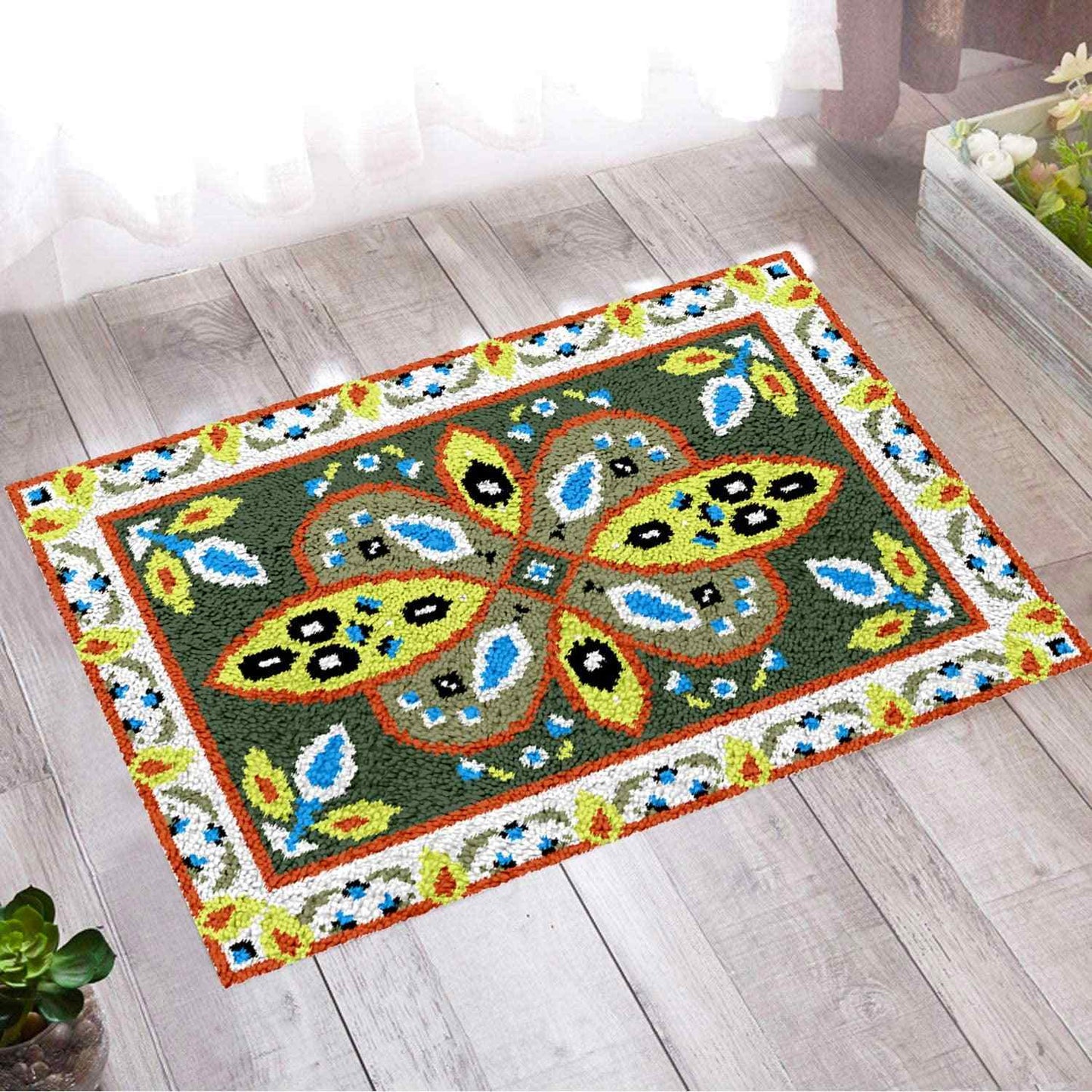 Symbols - (33x23in - 85x60cm) - DIY Latch Hook Kit