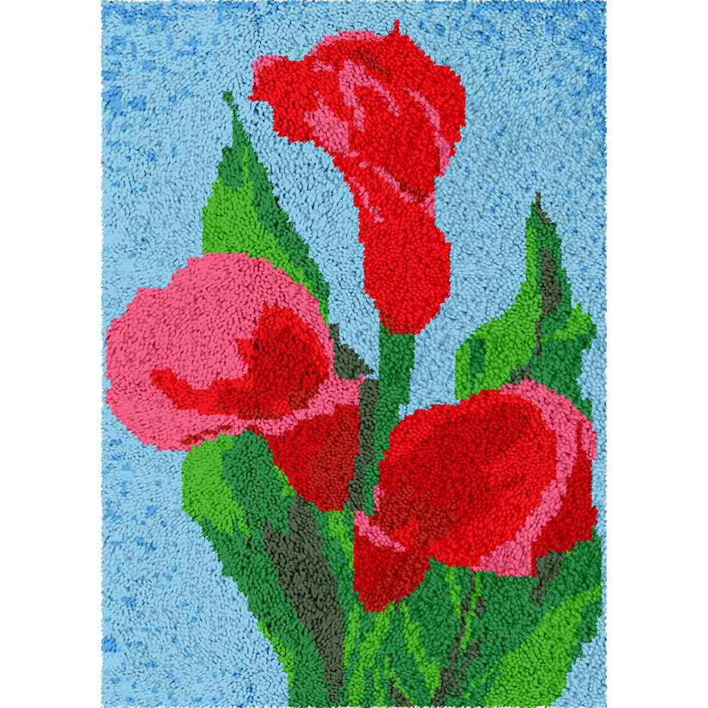 Abstracts - (23x33in - 60x85cm) - DIY Latch Hook Kit