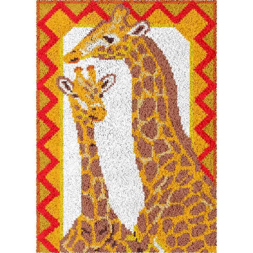 Giraffe - (23x33in - 60x85cm) - DIY Latch Hook Kit