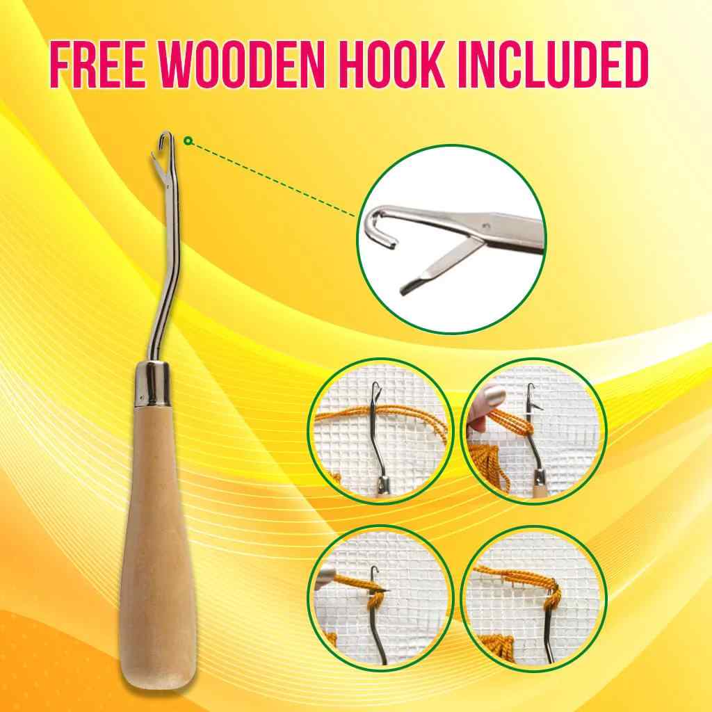 Farm Life - (33x23in - 85x60cm) - DIY Latch Hook Kit