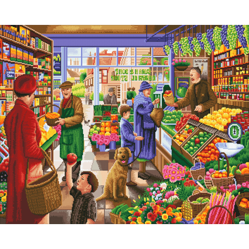 Village Grocer - Artist Choice DIY Diamond Painting Kit