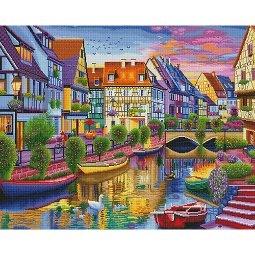 Colmar Canal - Artist Choice DIY Diamond Painting Kit