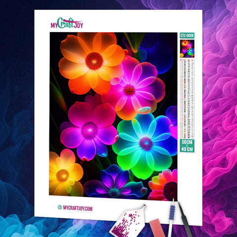 Neon Spectrum - DIY Diamond Painting Kit