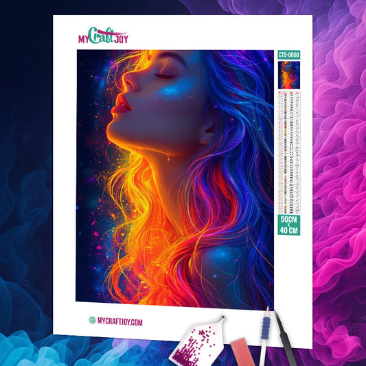 Neon Spectrum - DIY Diamond Painting Kit