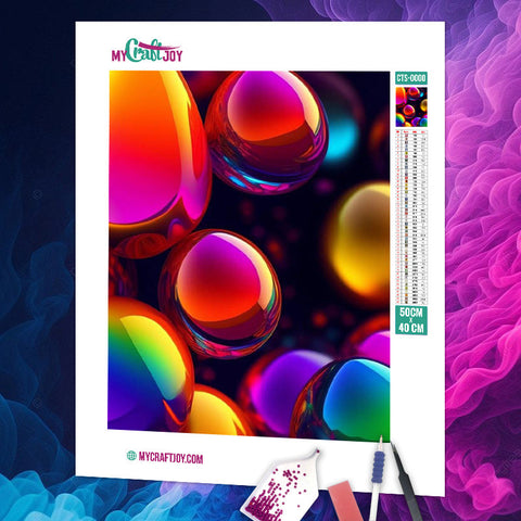 Neon Spectrum - DIY Diamond Painting Kit