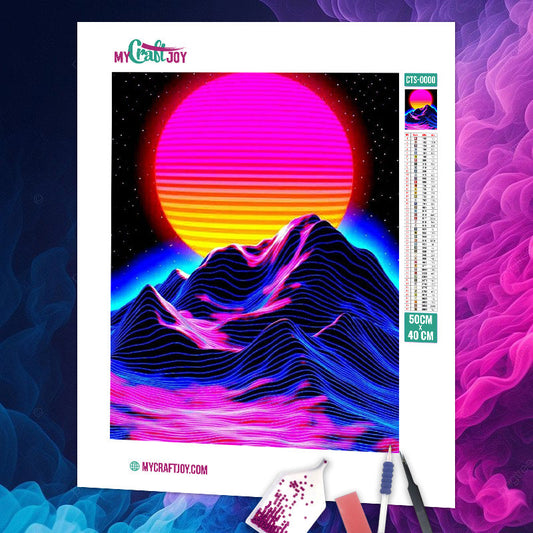 Neon Spectrum - DIY Diamond Painting Kit