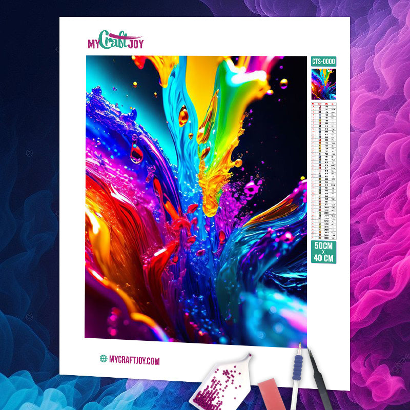 Neon Spectrum - DIY Diamond Painting Kit