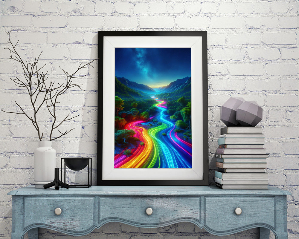 Neon Spectrum - DIY Diamond Painting Kit