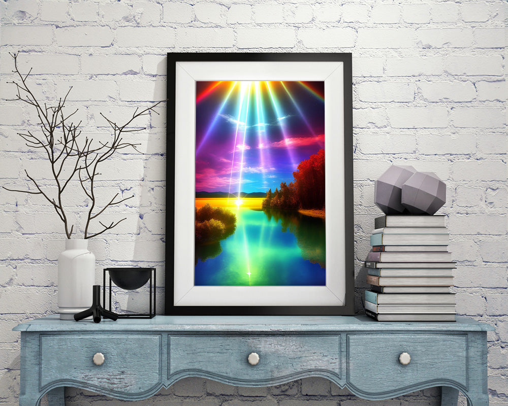 Neon Spectrum - DIY Diamond Painting Kit