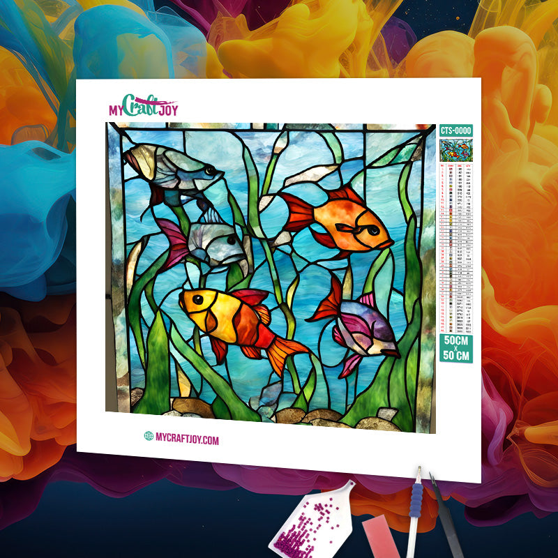 Stained Glass - DIY Diamond Painting Kit