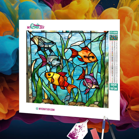 Stained Glass - DIY Diamond Painting Kit