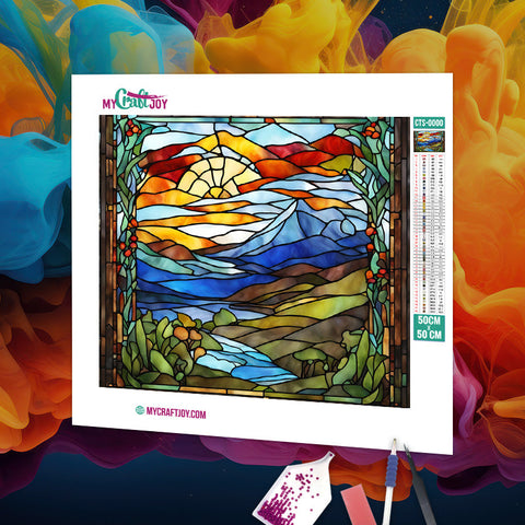 Stained Glass - DIY Diamond Painting Kit