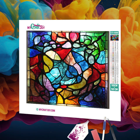 Stained Glass - DIY Diamond Painting Kit