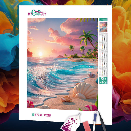 Summer Sunburst - DIY Diamond Painting Kit