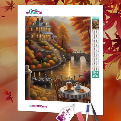 Twilight in Fall - DIY Diamond Painting Kit