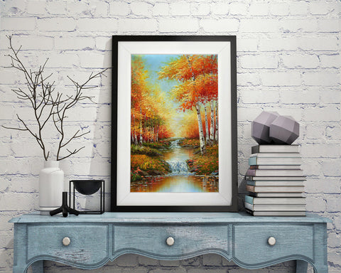 Twilight in Fall - DIY Diamond Painting Kit