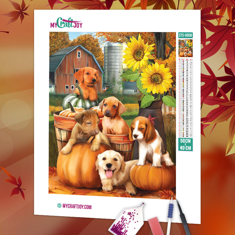 Twilight in Fall - DIY Diamond Painting Kit