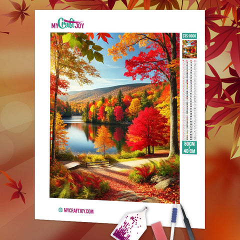 Twilight in Fall - DIY Diamond Painting Kit