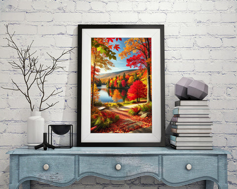 Twilight in Fall - DIY Diamond Painting Kit