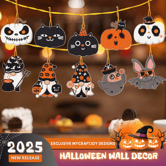Halloween - Diamond Painting Hanging Wall Decor [10 PCS]