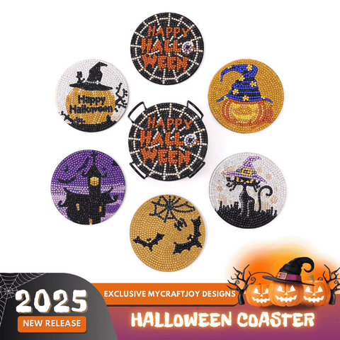 Halloween 6-pack - Diamond Painting Coasters