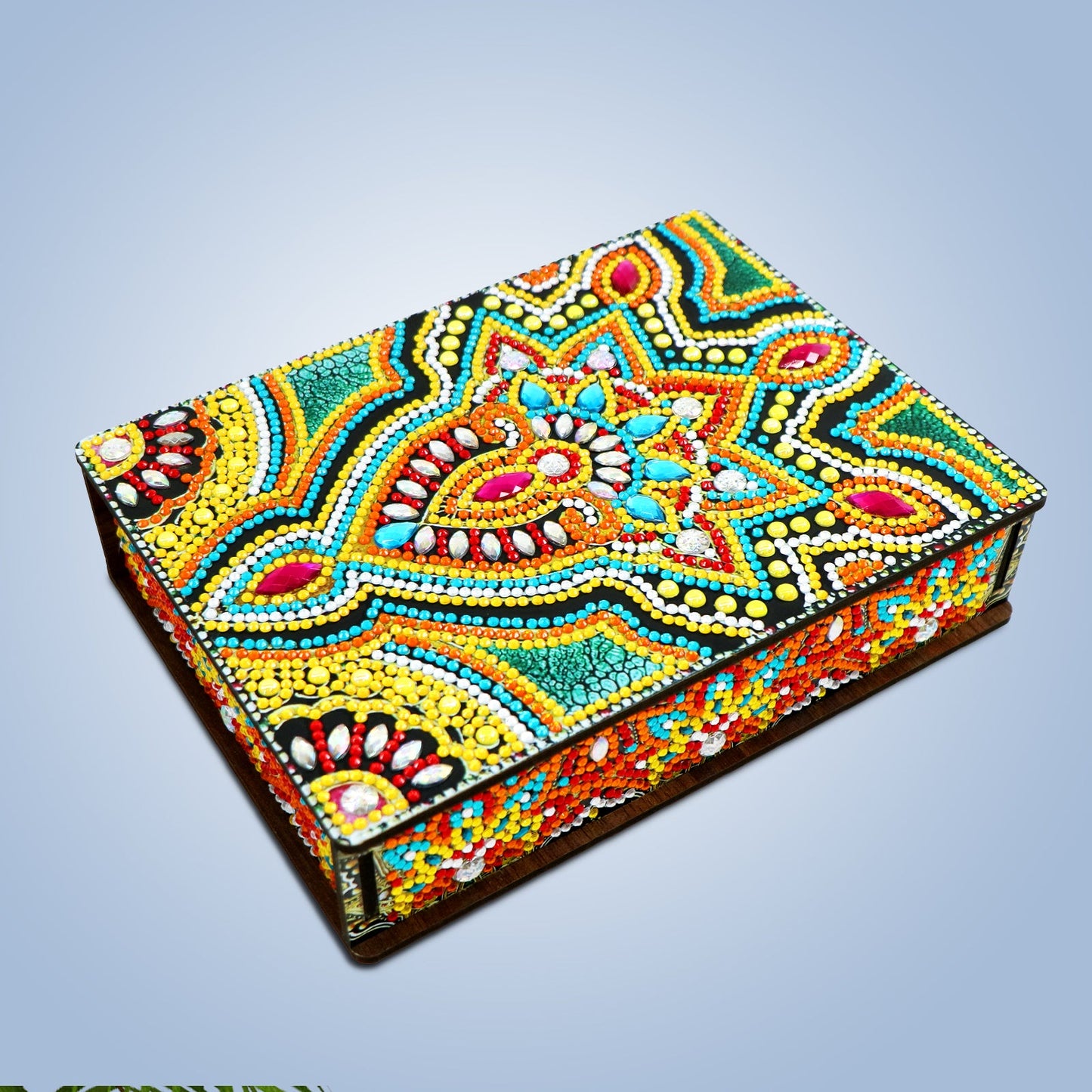 Wood Box Organizer - Diamond Painting Accessories
