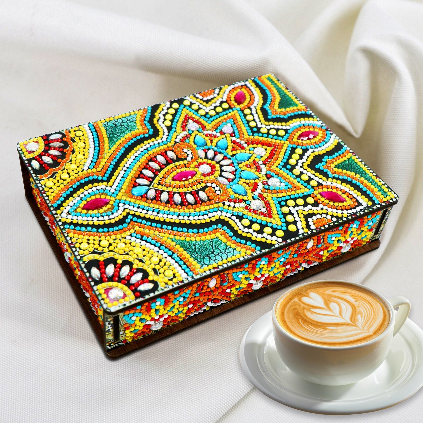 Wood Box Organizer - Diamond Painting Accessories