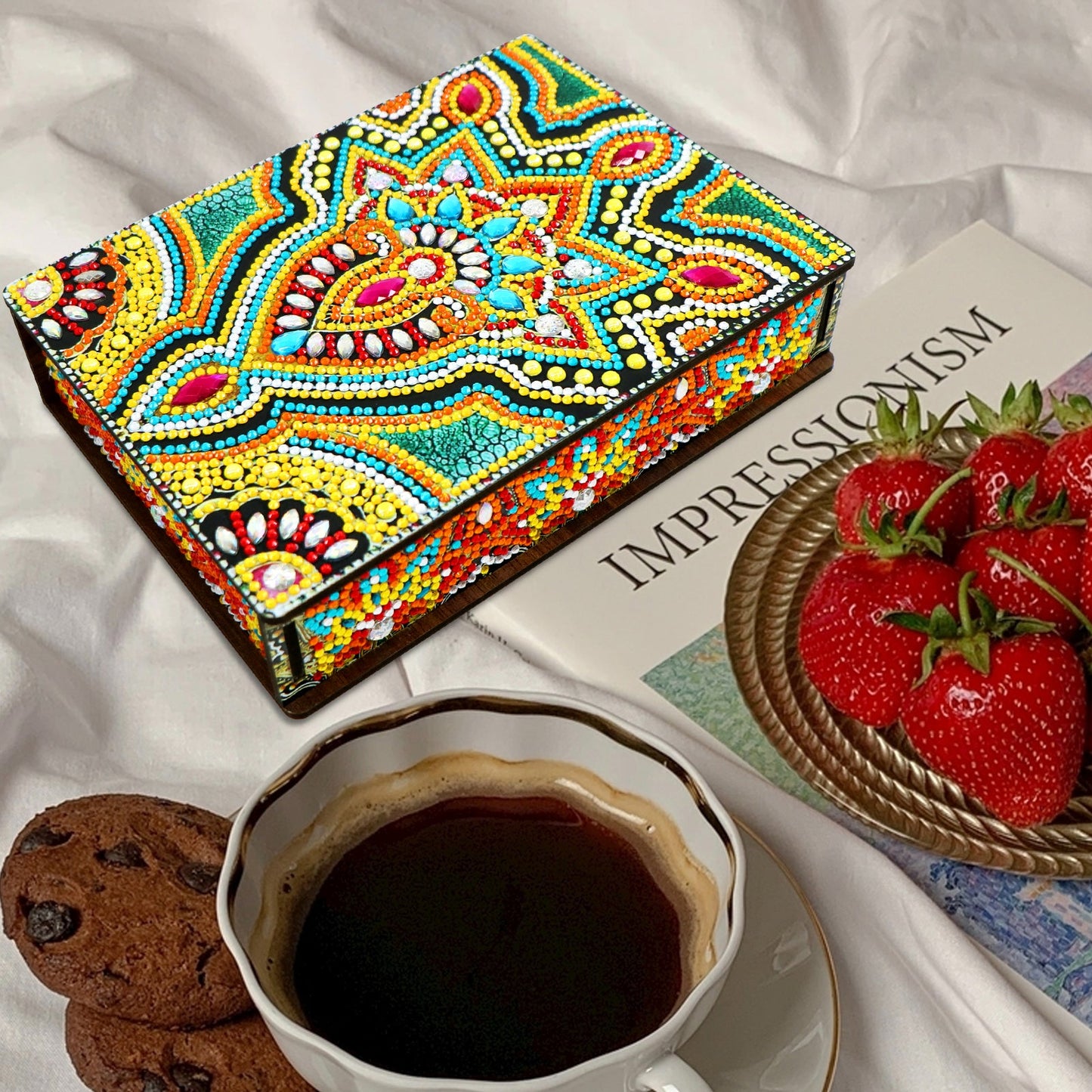 Wood Box Organizer - Diamond Painting Accessories