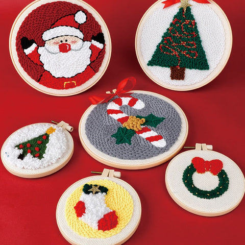 Christmas Gnomes - Punch Needle Kit