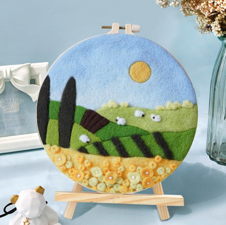 Grassland - DIY Felt Painting Kit