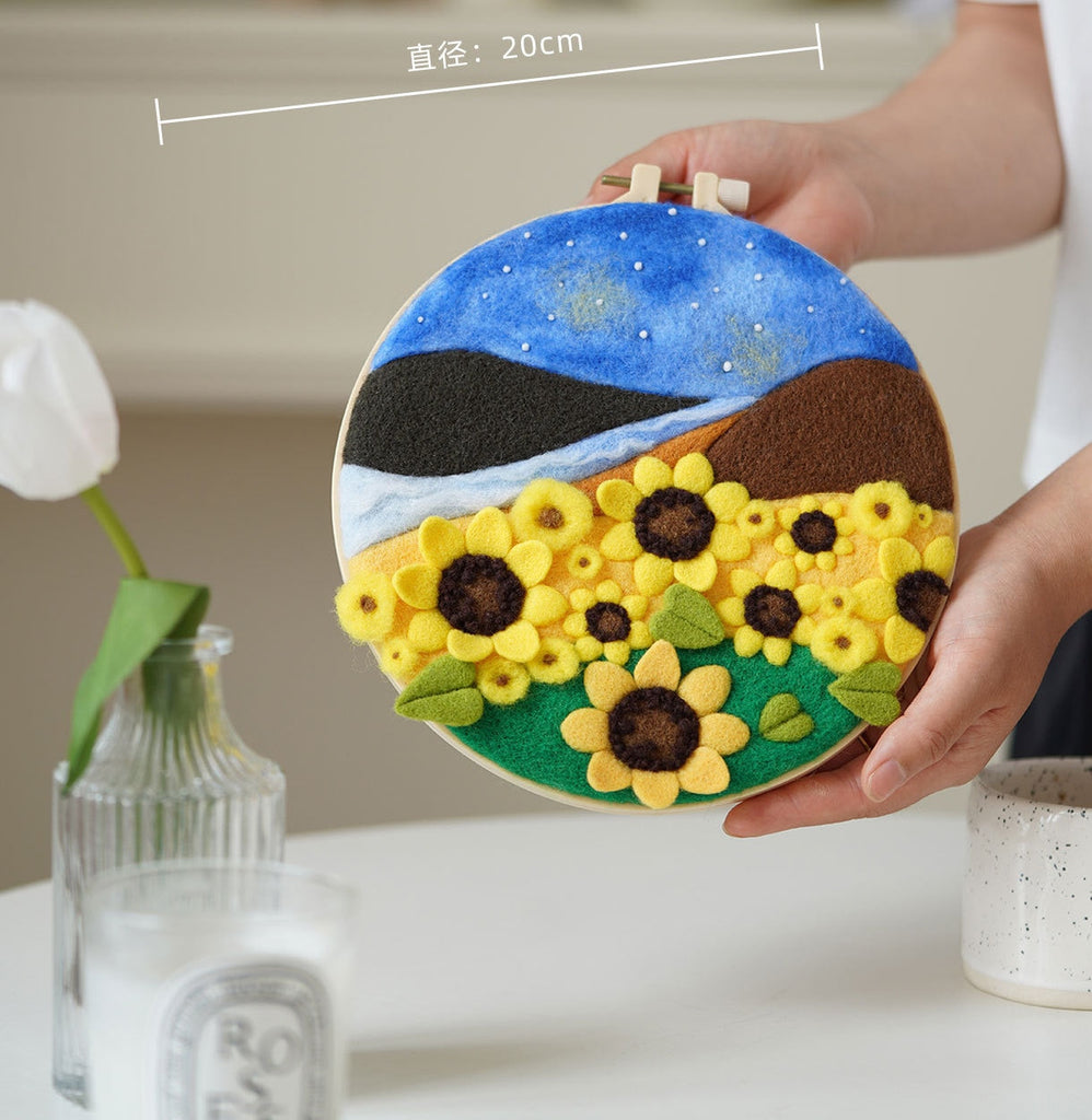 Sunflowers - DIY Felt Painting Kit
