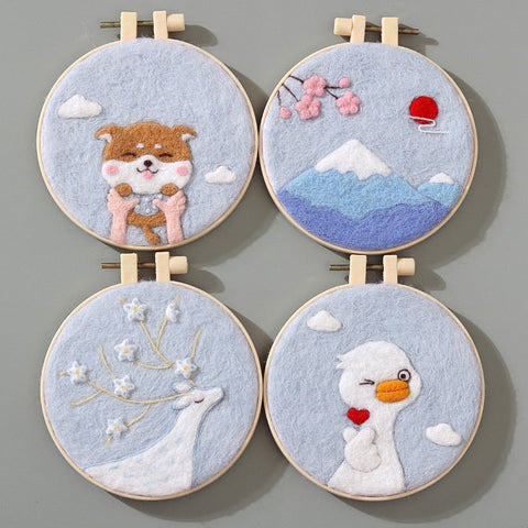 Dream Deer - DIY Felt Painting Kit