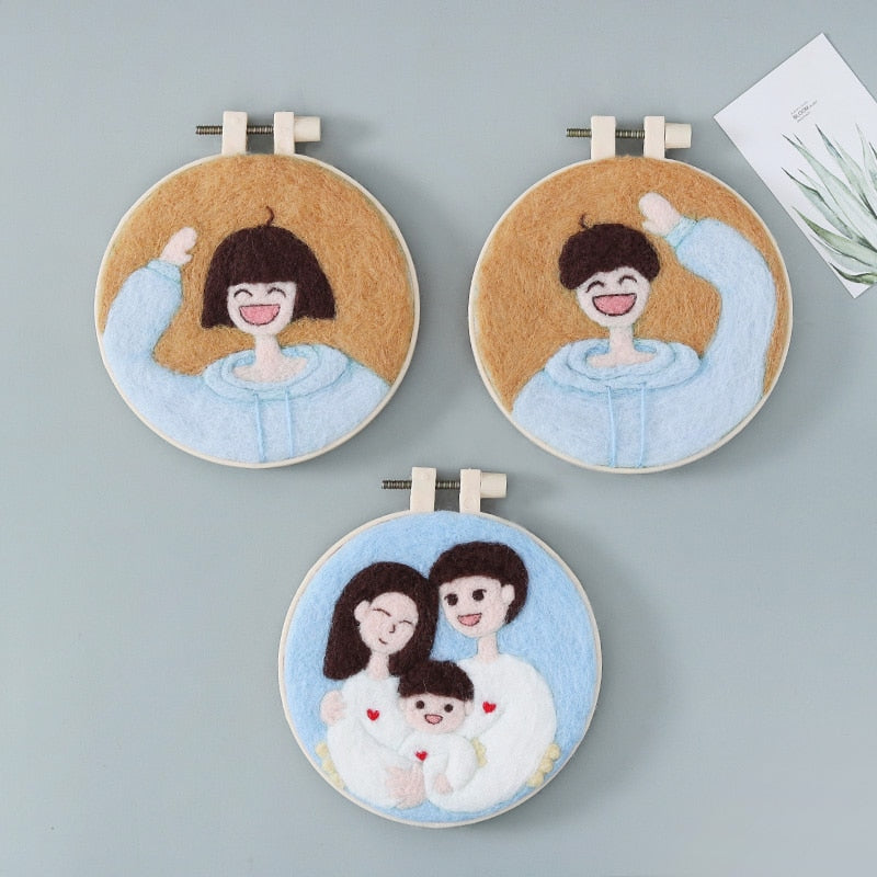 I love you - DIY Felt Painting Kit