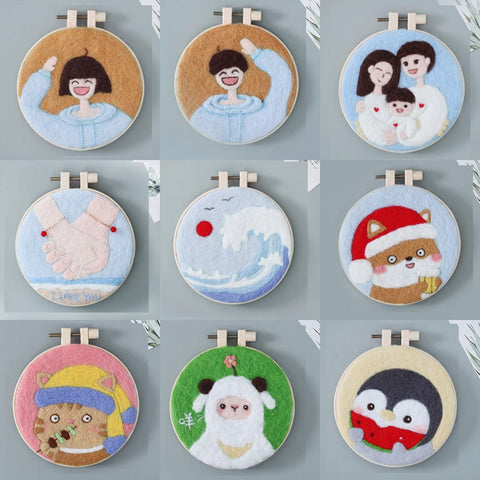 Girl - DIY Felt Painting Kit