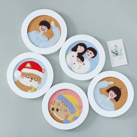 I love you - DIY Felt Painting Kit