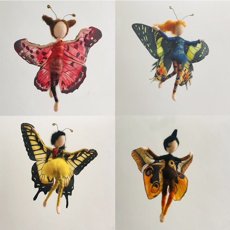 Yellow Butterfly - DIY Felt Painting Kit