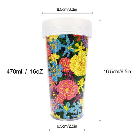 Diamond Painting Water Bottle