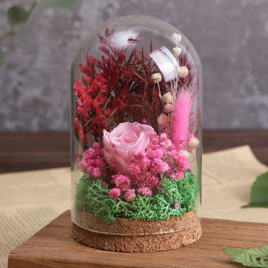 DIY Eternal Flowers - Glass Dome - Style 14