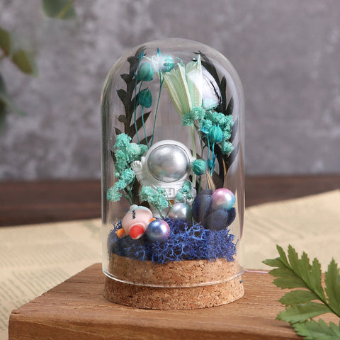 DIY Eternal Flowers - Glass Dome - Style 15