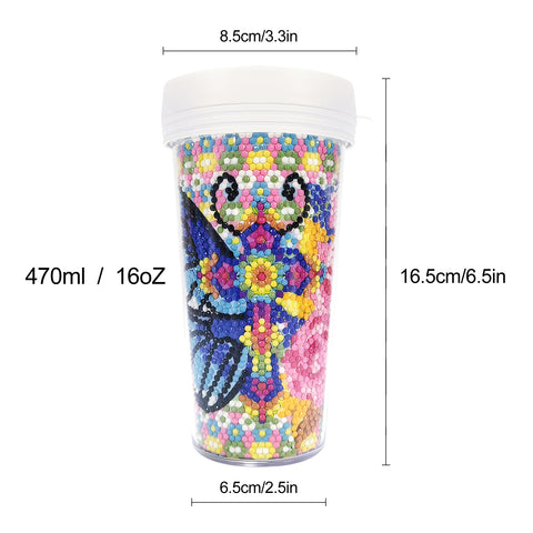 Diamond Painting Water Bottle