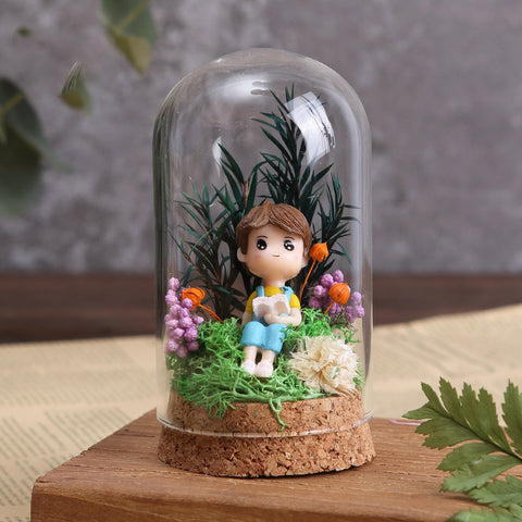 DIY Eternal Flowers - Glass Dome - Style 11